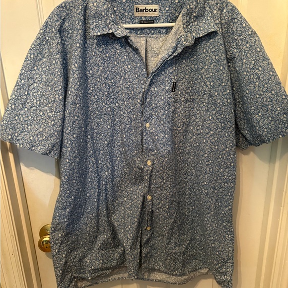 Barbour‎ Blue Casual Button Down Shirt - Picture 1 of 4